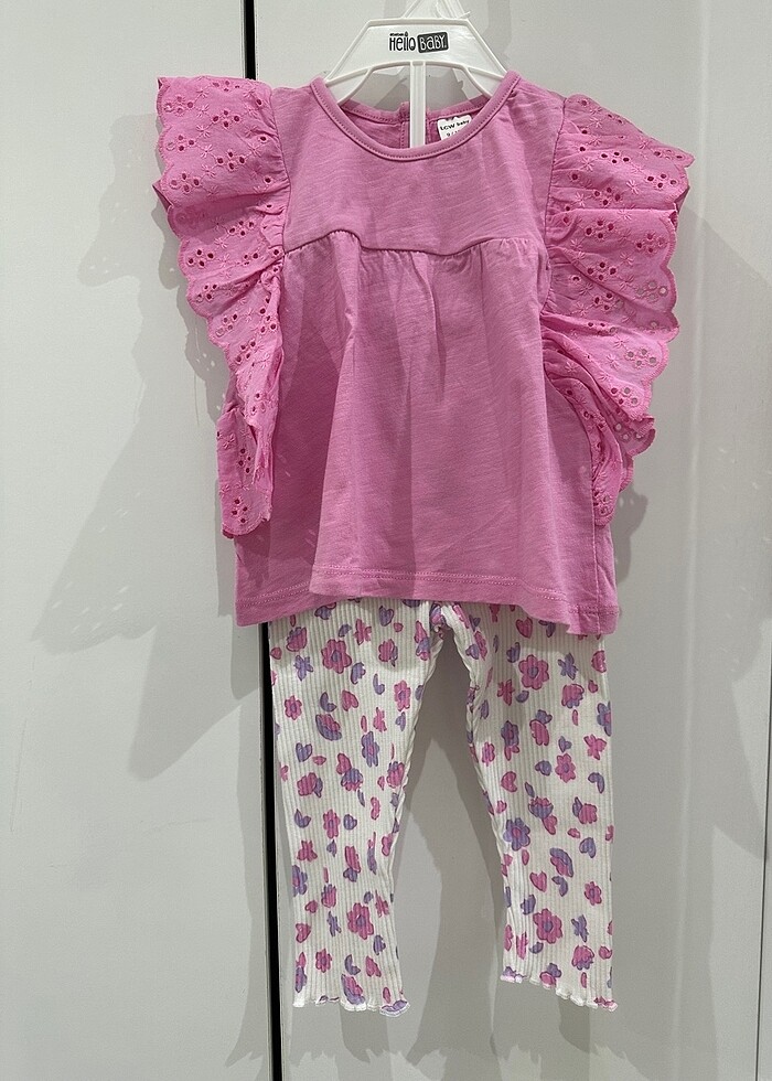 LCW kısa kollu tişört ve tayt takımı - Görsel 2