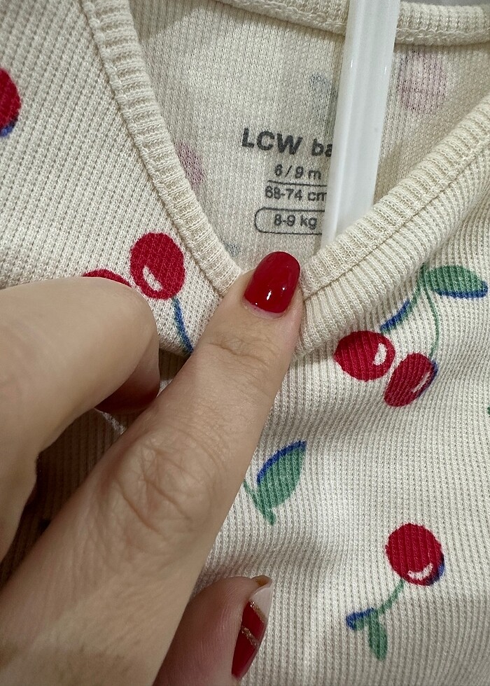 Lcw 6-9 ay kız bebek kısa kollu takım - Görsel 3