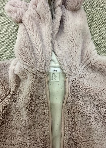 HM Kürklü Bebek Astronot Tulum - PEMBE - Görsel 4