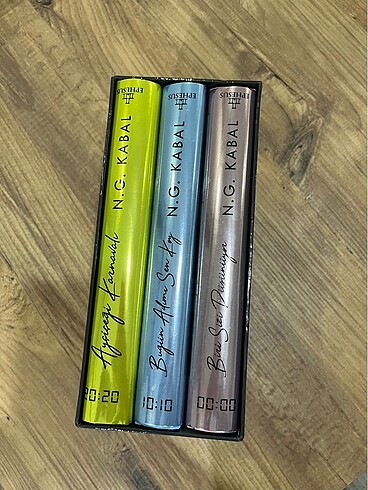 imzalı ciltli 00.00 serisi 3 kitap