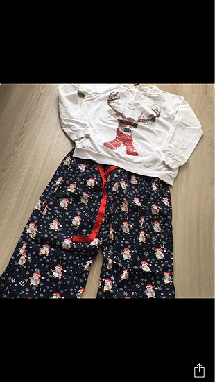 m Beden beyaz Renk Pijama takımı