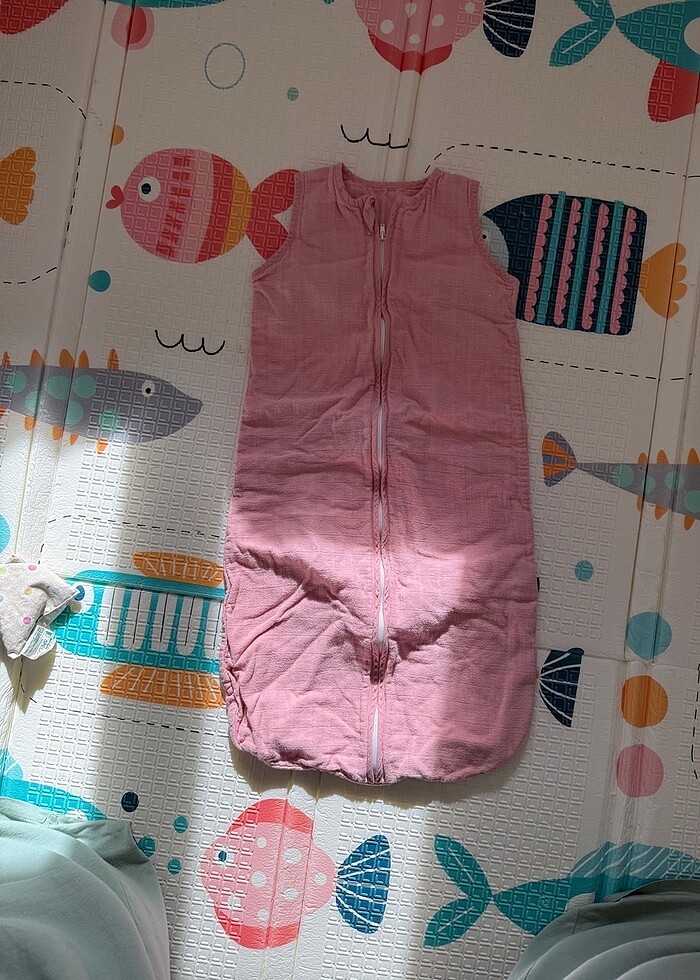 Bebek yazlık müslin uyku tulumu - Görsel 2