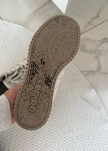 Adidas Hoops 2.0 - 41,5 Kadın Beyaz Bağcıklı Spor Ayakkabı - Görsel 3