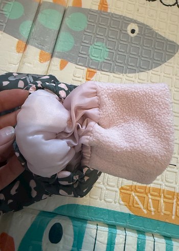 92 beden- Kar tulumu- Astronot-Kız Bebek Kapüşonlu Desenli Tulum - Görsel 8