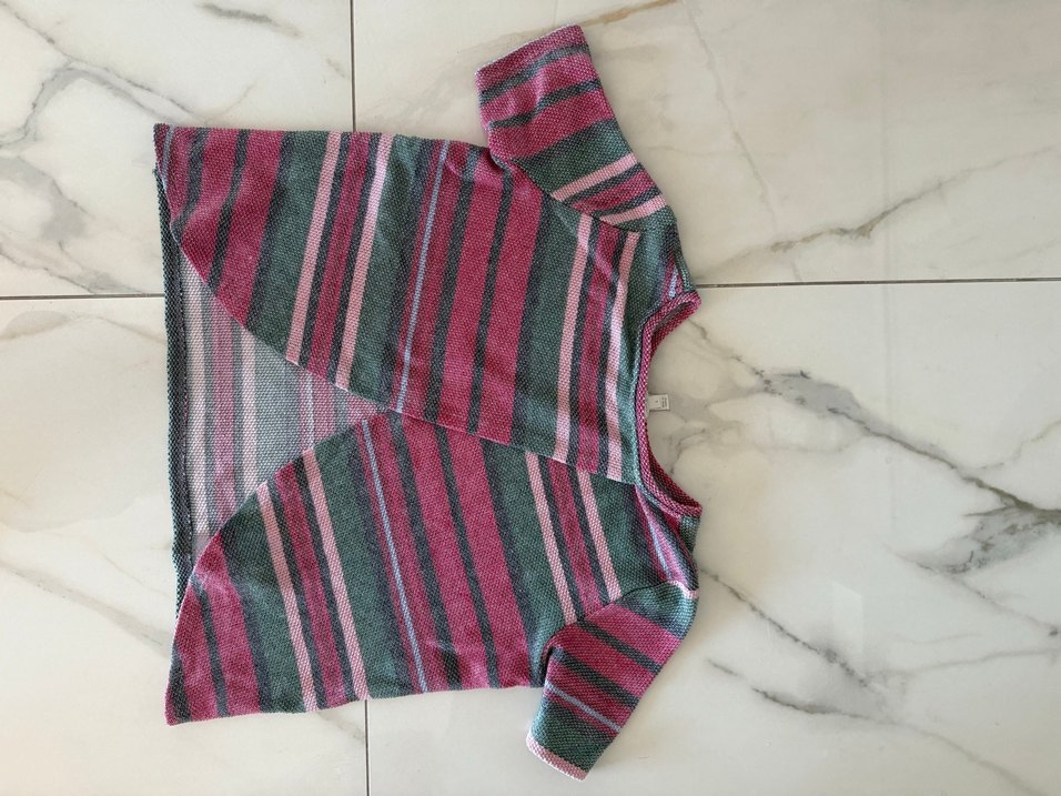 Tom Tailor- Gri-Pembe Çizgili Kısa Kollu Tişört - Görsel 3