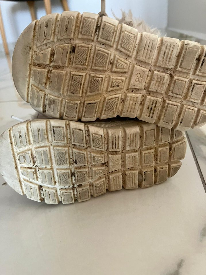 Vicco 22 numara-  Kürklü Bej Süet Bot - Görsel 3