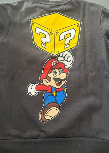 Erkek Çocuk Gri Pop Culture Baskılı Sweatshirt - Görsel 8