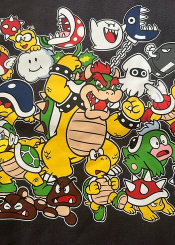 Erkek Çocuk Gri Pop Culture Baskılı Sweatshirt - Görsel 4