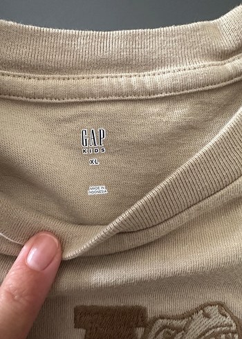 Bej Kısa Kollu Erkek Gap Tişört Dinozor Baskılı - Görsel 4