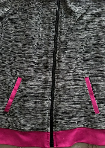 Panço Kız Çocuk Gri Kapüşonlu Fermuarlı Ceket - Görsel 7