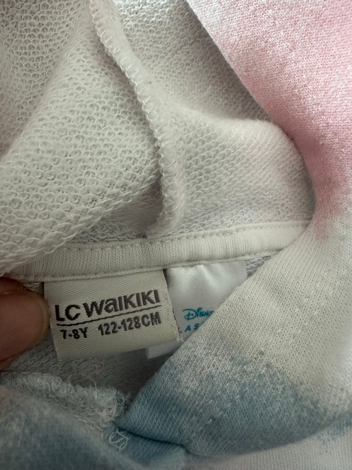 Kız Çocuk Kapüşonlu Stitch Sweatshirt - Görsel 5