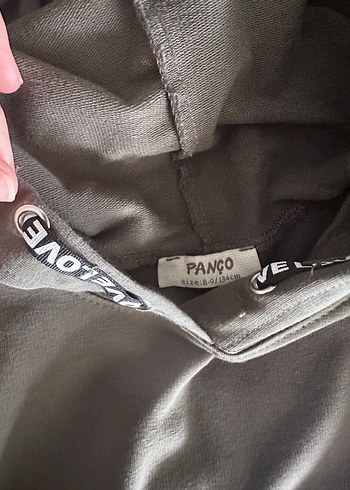 Kız Çocuk Gri Kahverengi Uzun Kollu Tül Detaylı Sweatshirt - Görsel 5