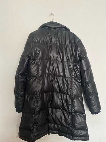 Uzun şişme mont - Görsel 4