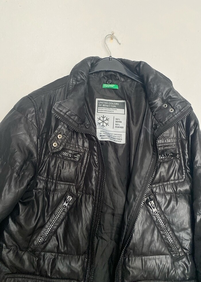 Uzun şişme mont - Görsel 3