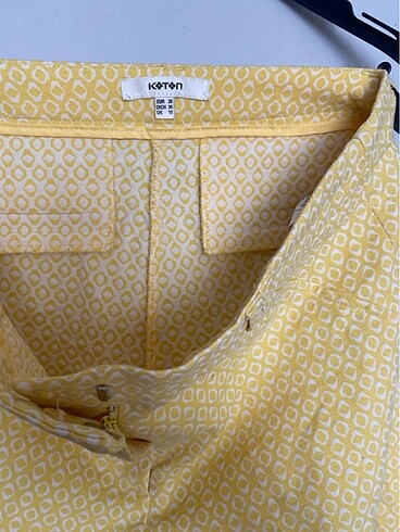 Zara Sarı pantolon