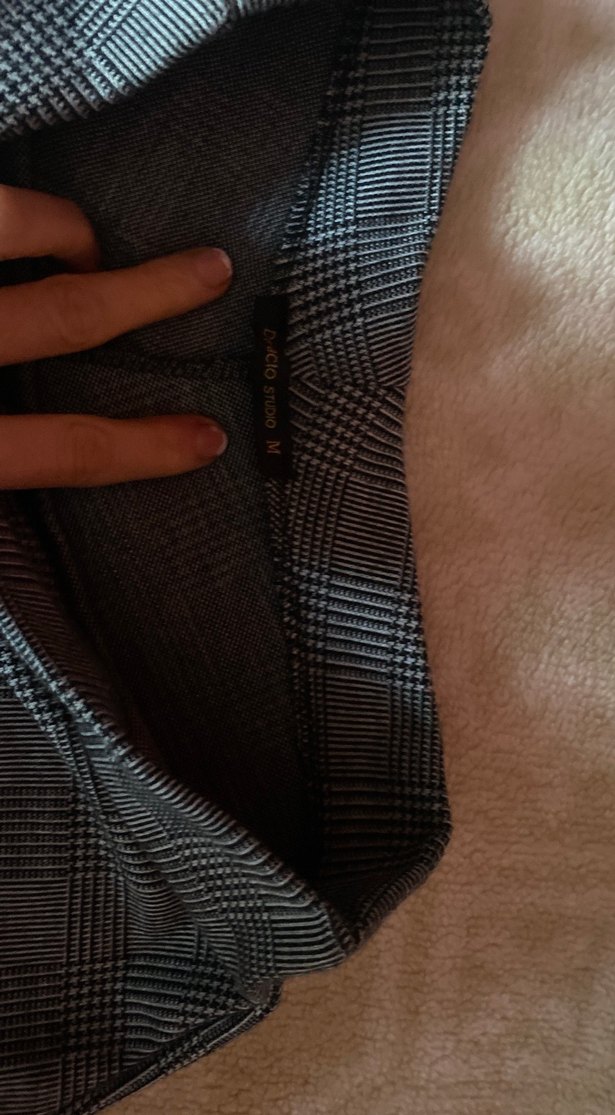 Gri Drapeli Etek - Görsel 2