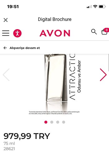 Attraction Erkek Parfümü - Görsel 4