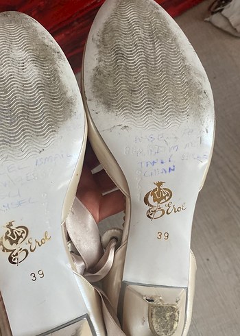 Beyaz İpek Görünümlü Dolgu Topuklu Kadın Ayakkabı - Görsel 3