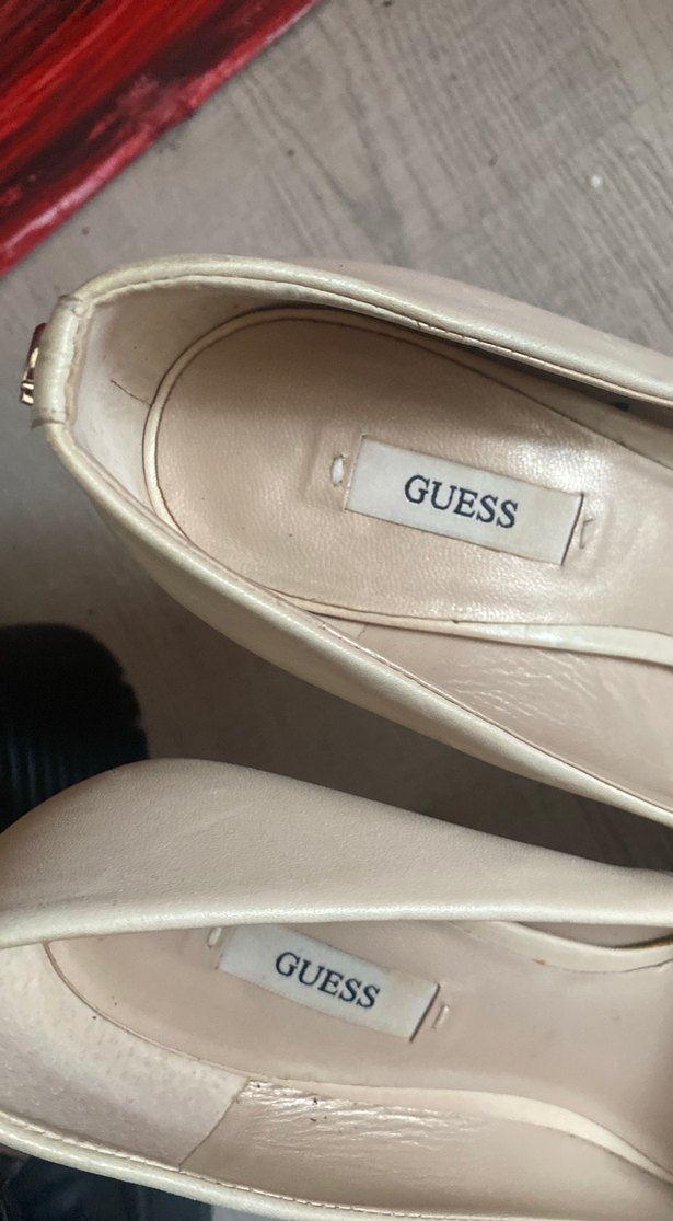 Bej Kadın Wedge Topuklu Klasik Ayakkabı - Görsel 5