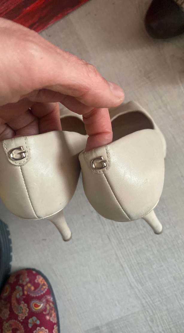 Bej Kadın Wedge Topuklu Klasik Ayakkabı - Görsel 3