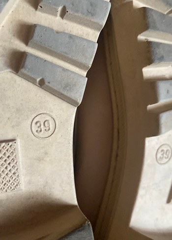 Bej Rugan Tokalı Kadın Dolgu Topuk Loafer - Görsel 4