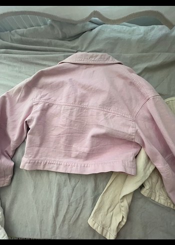 s Beden pembe Renk Bershka kot ceket