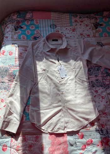 Bej Erkek Ofis Gömleği, Uzun Kollu, Regular Fit - Görsel 3