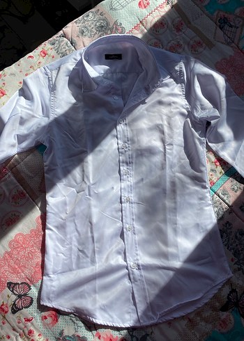 Erkek Beyaz Uzun Kollu Ofis Gömleği - Görsel 3