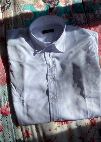 Erkek Beyaz Uzun Kollu Ofis Gömleği - Görsel 2