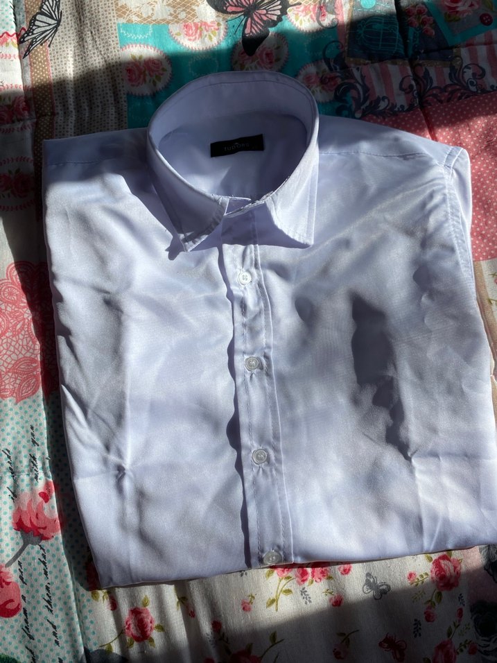 Erkek Beyaz Uzun Kollu Ofis Gömleği - Görsel 2