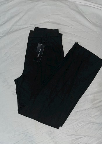 Siyah Kadın Regular Fit Kumaş Pantolon