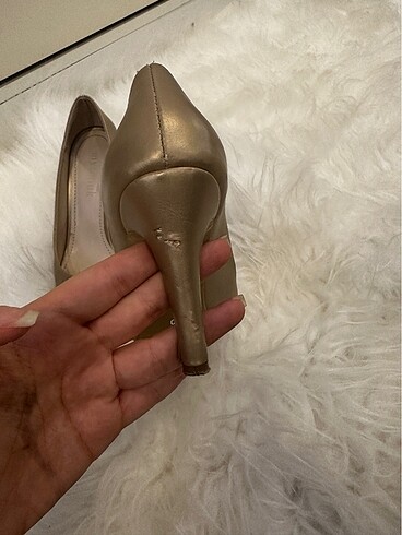 40 Beden altın Renk Gold stiletto