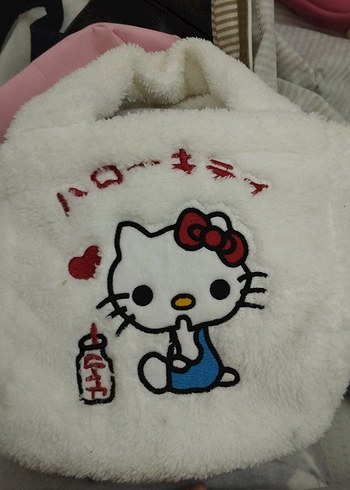 Renkli Baskılı Beyaz Çocuk çantası - Görsel 5