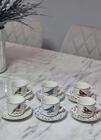 KARACA 6 KİŞİLİK KAHVE FİNCAN TAKIMI