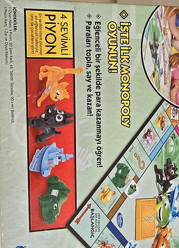  Monopoly Junior kutu oyunu