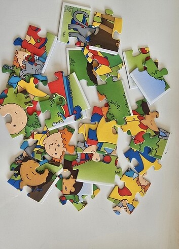 Beden Renk 2 adet puzzle & domino & hafıza kartı