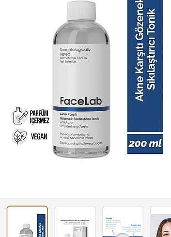 Diğer Face lab glikolik asit tonik