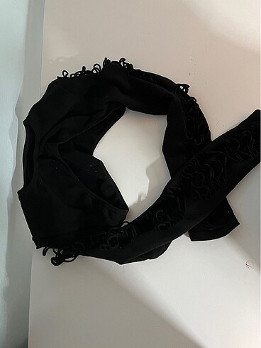 goth gotik siyah ipli uzun kollu bolero