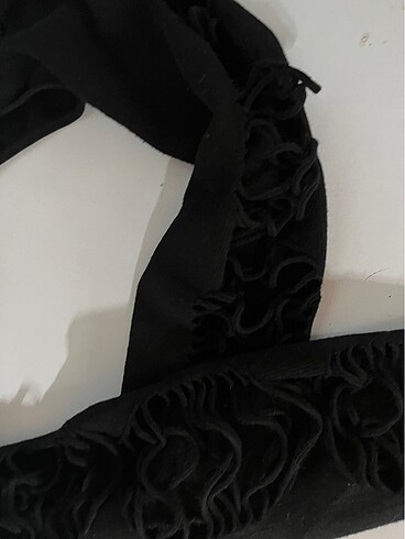 s Beden goth gotik siyah ipli uzun kollu bolero