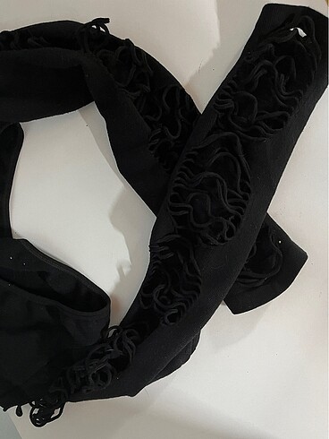 s Beden siyah Renk goth gotik siyah ipli uzun kollu bolero