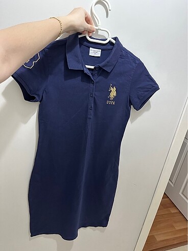 Us Polo Lacivert Elbise