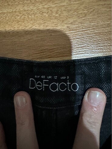 Defacto Siyah Kot Şort