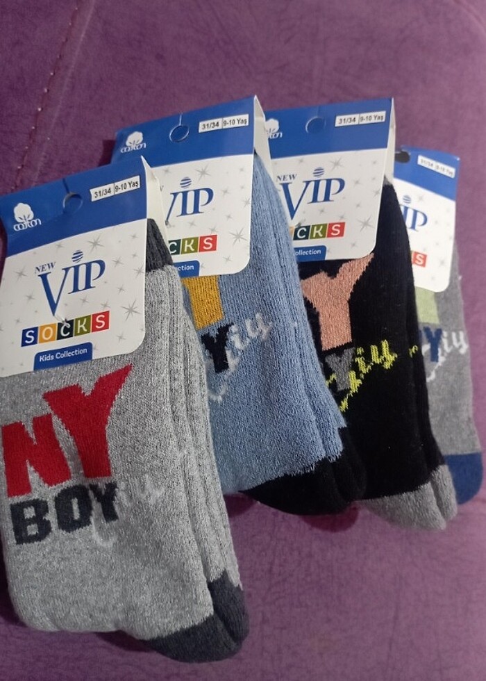 12 adet Havlu çorap  - Görsel 2