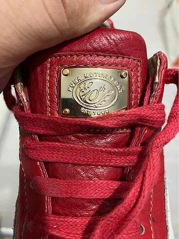37 Beden kırmızı Renk Puma vintage kadın ayakkabı