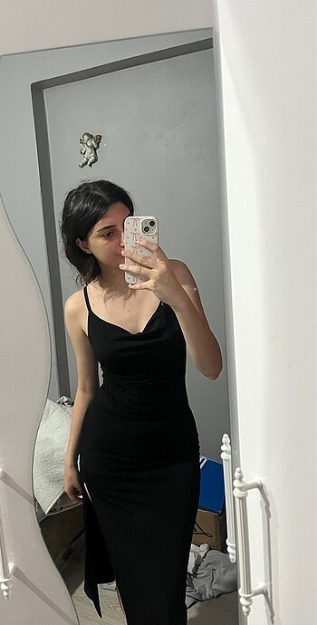 Siyah özel gün elbisesi