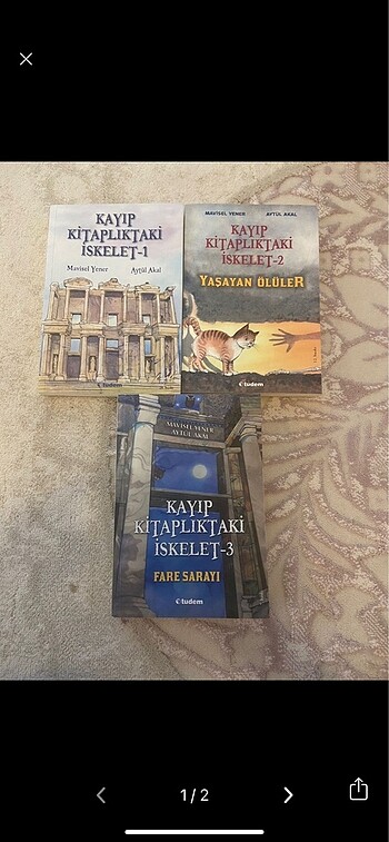 Kayıp Kitaplıktaki İskelet Serisi - 3 Kitap
