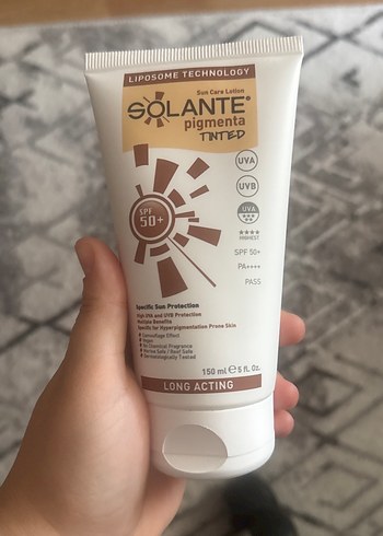 Solante Pigmenta Tonlu Güneş Losyonu SPF 50+ 150 ml - Görsel 2