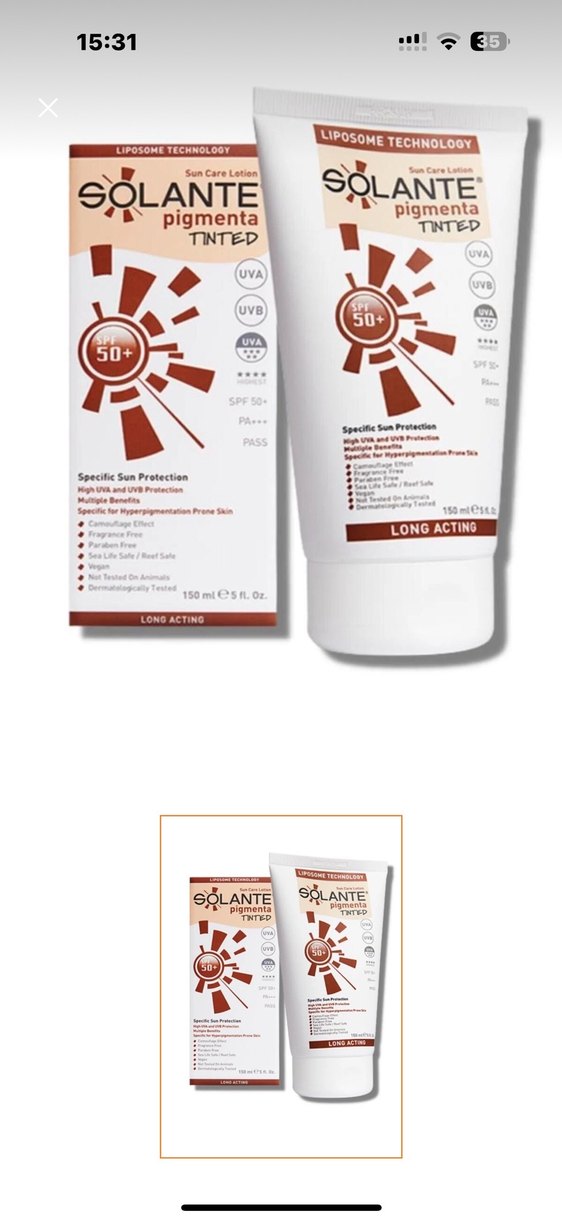 Solante Pigmenta Tonlu Güneş Losyonu SPF 50+ 150 ml - Görsel 4