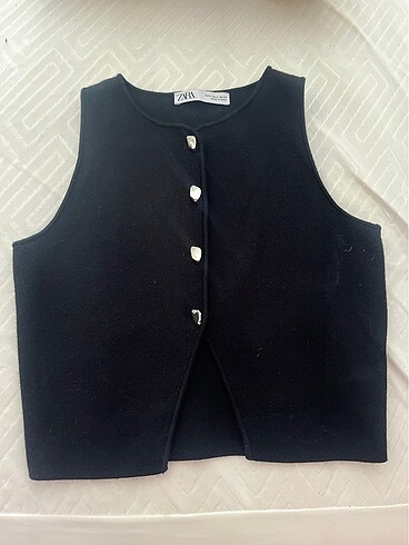 Zara crop yelek