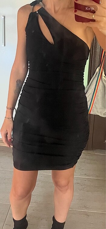 Zara Zara elbise cut out detaylı
